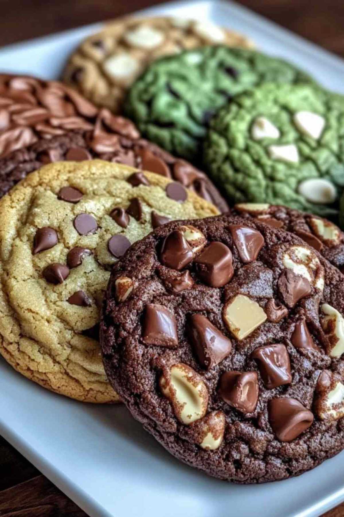 Doorsnede van een Levain cookie die de zachte binnenkant toont