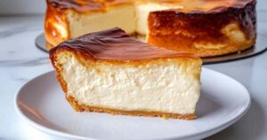 Kwarktaartvulling die in de springvorm wordt gegoten