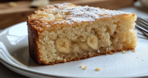Ingrediënten voor bananencake op keukentafel