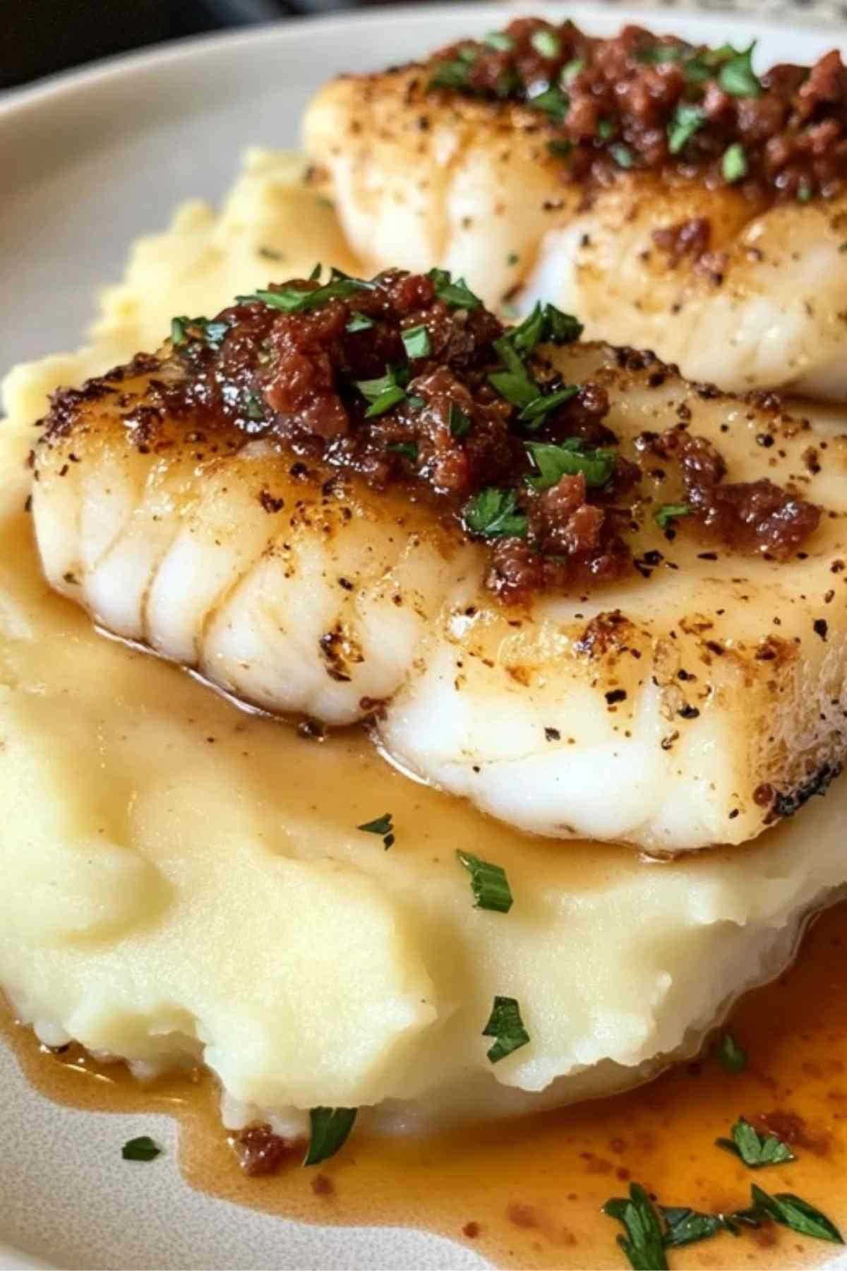 kabeljauwfilet met chorizo