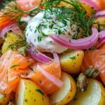 Bereidingsproces van de Noordse zomersalade