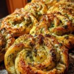 Een stapel goudbruine wortel courgette koekjes op een wit bord, gegarneerd met verse peterselie en geserveerd met een kommetje yoghurtdip.