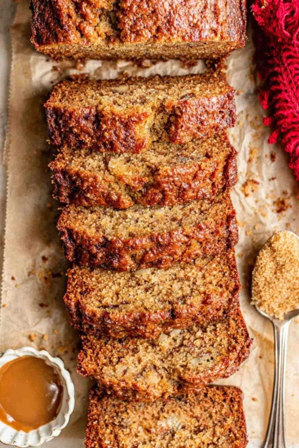 Bananenbrot Teig in Kastenform vor dem Backen