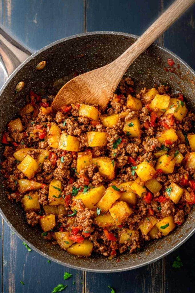 Kartoffel-Hackfleisch-Pfanne Rezept