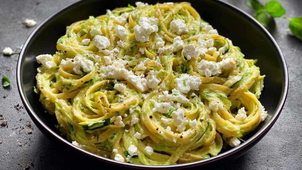 Pasta in Zucchini-Sauce