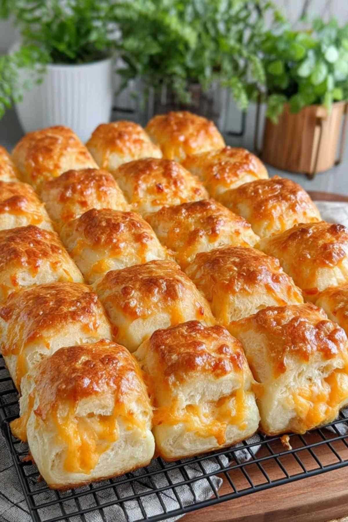 Fertige Blätterteig-Happen mit Schinken und Käse