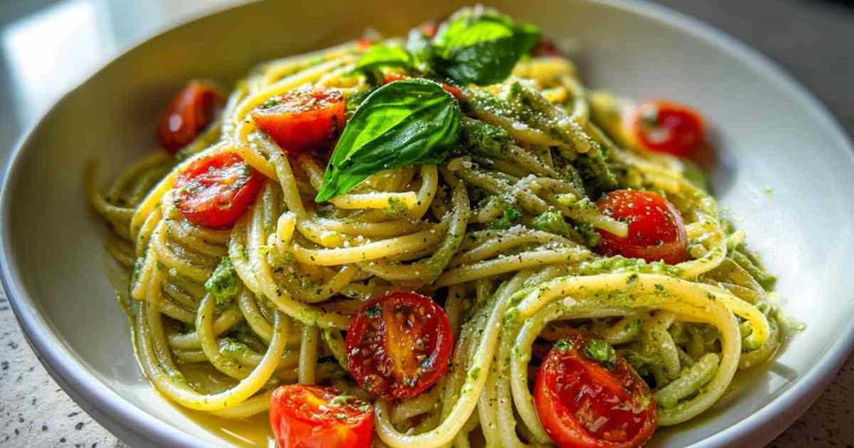 Grüne cremige Avocado-Sauce wird im Mixer zubereitet