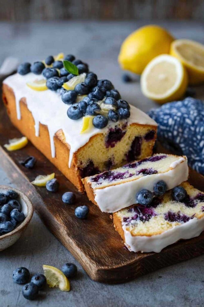 Leichter Joghurtkuchen mit Blaubeeren