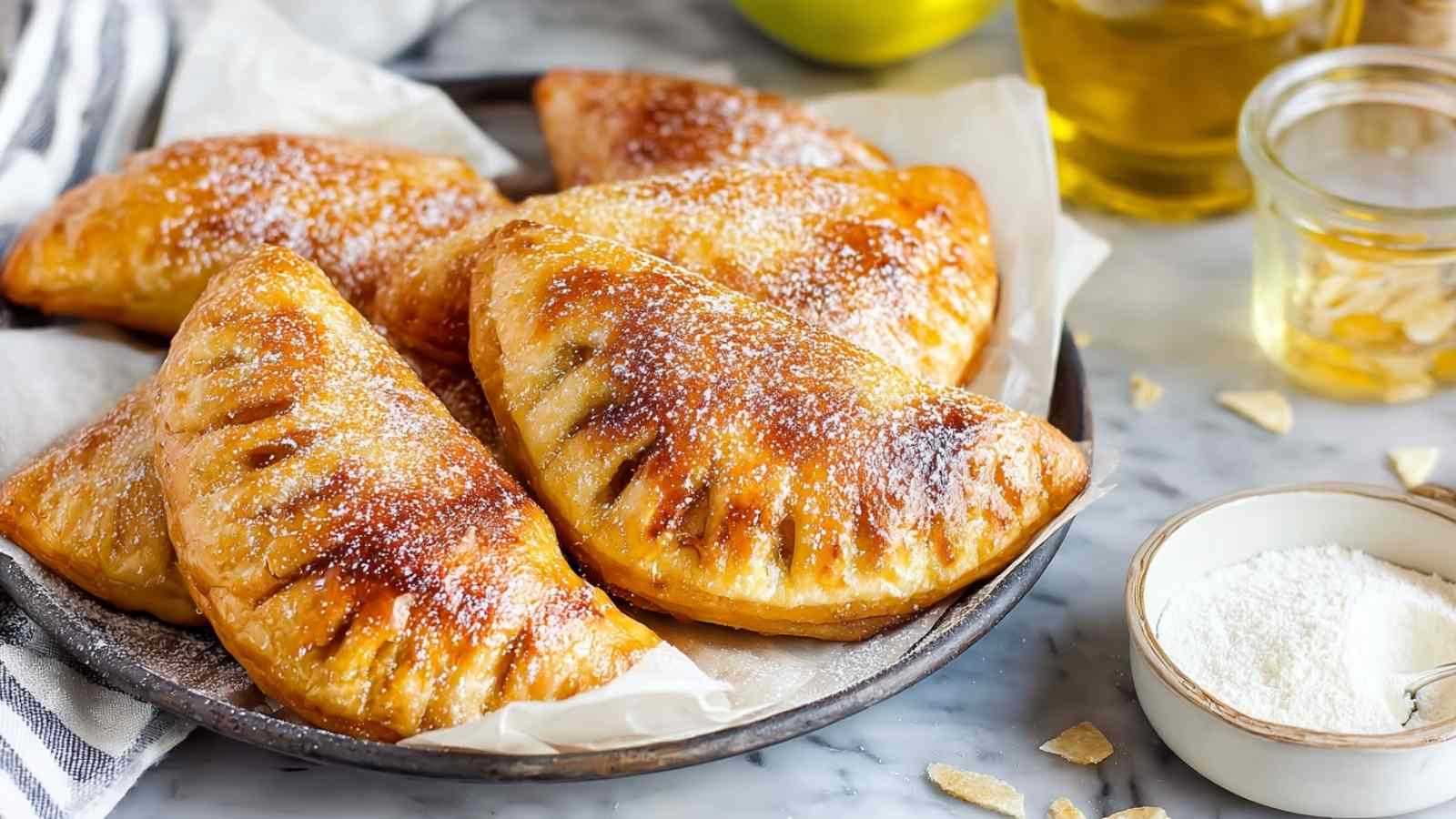 Apfeltaschen mit Quark-Öl-Teig