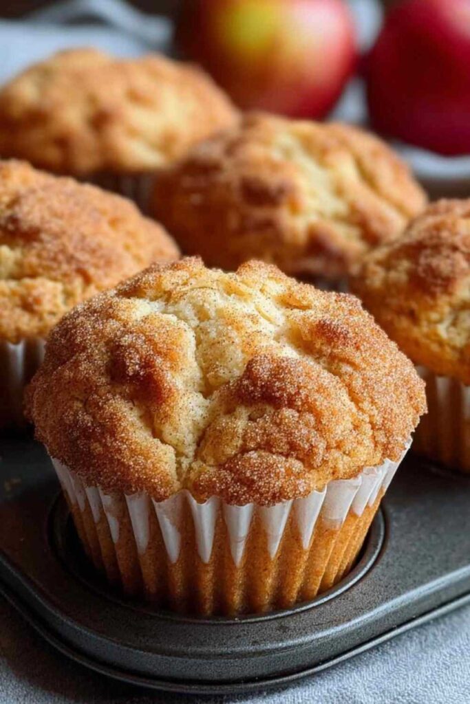 Einfache Apfel-Zimt-Muffins