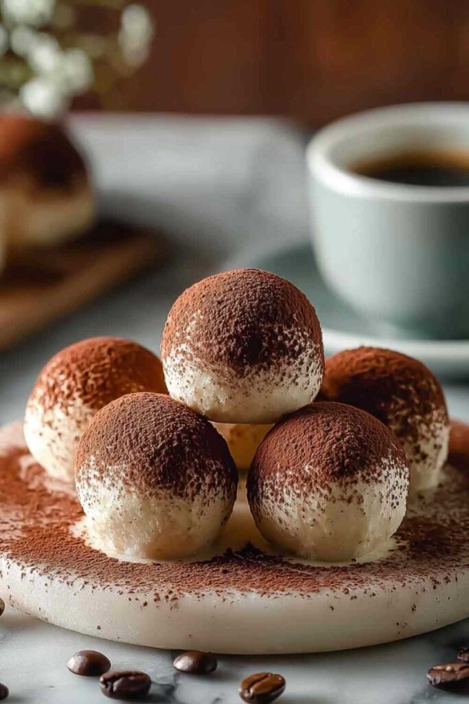 Kleine Tiramisu-Kugeln
