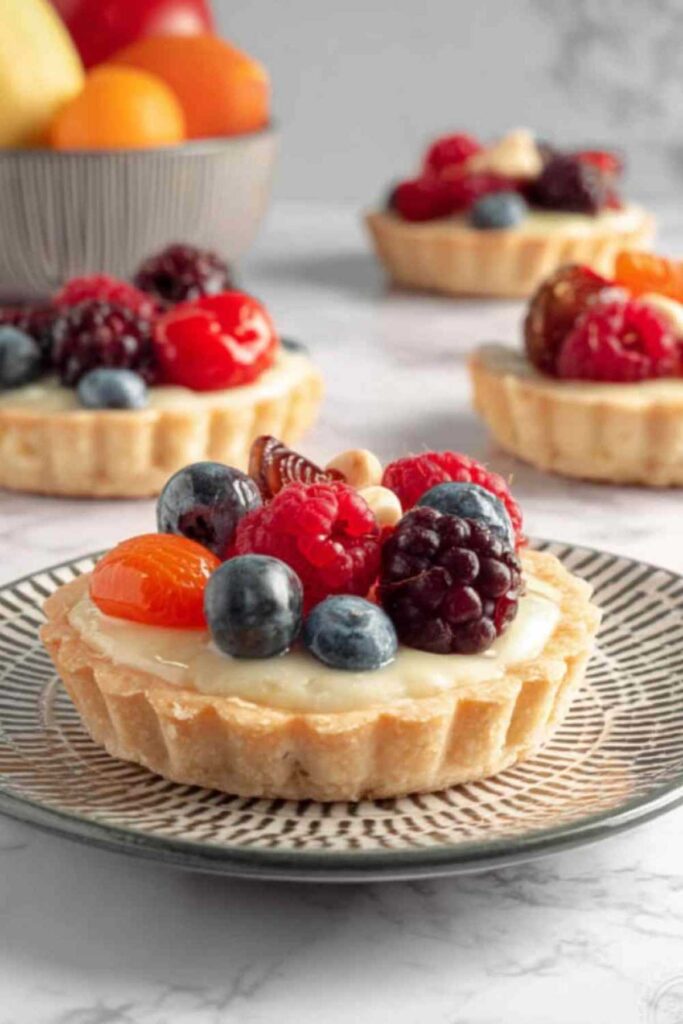 Vanille-Tartelettes mit Obst