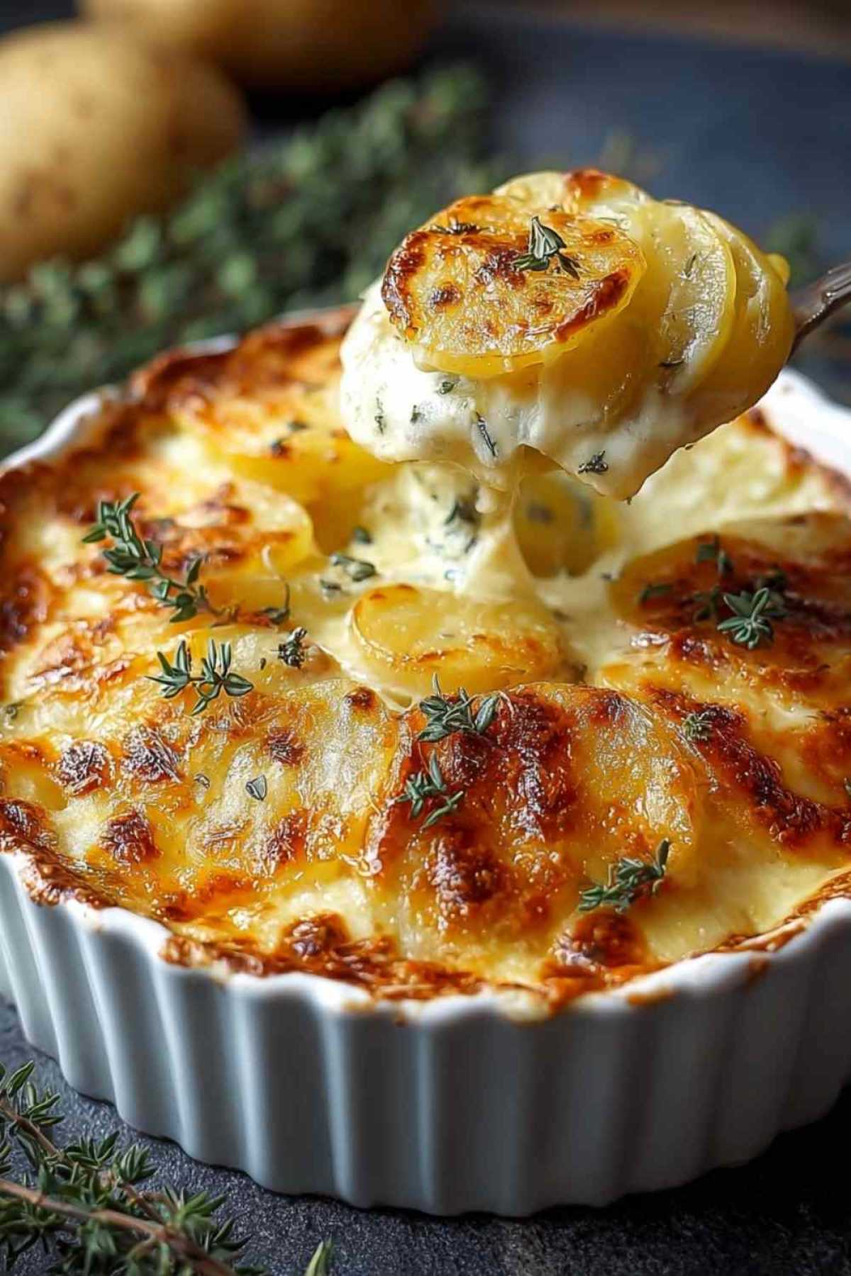 Cremiges Kartoffelgratin Rezept