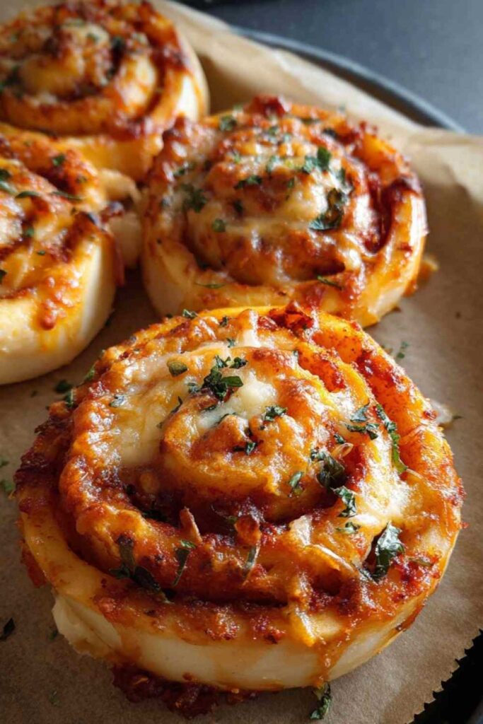 Pizzaschnecken – Knusprig, Würzig & Schnell gemacht