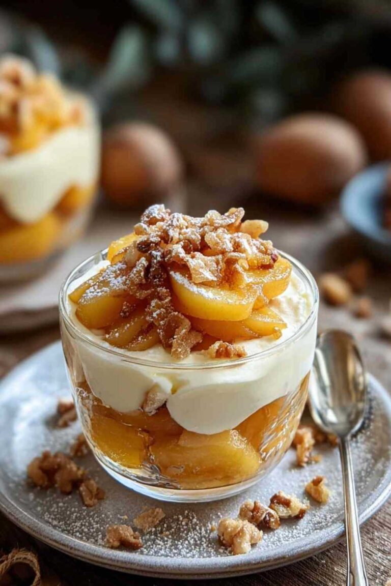 Bratapfel Dessert – Klassisches Winterrezept mit Walnüssen