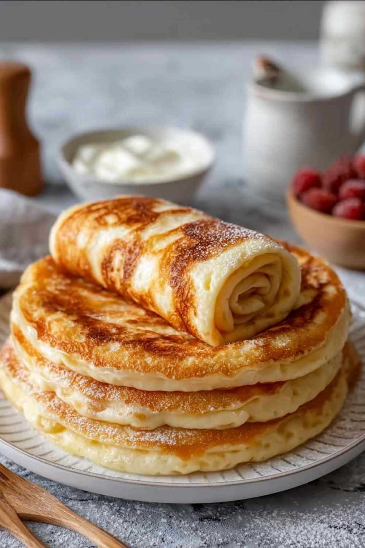 Quark-Pfannkuchen ohne Mehl