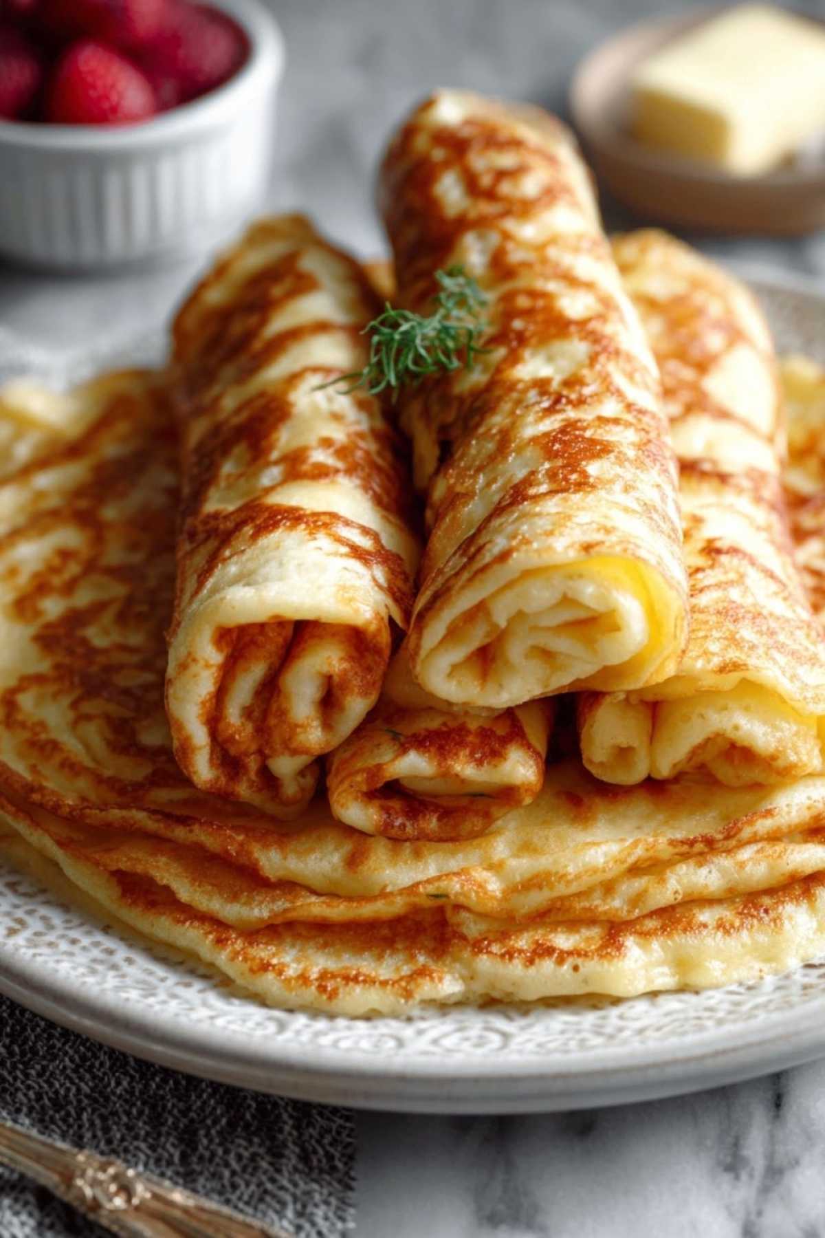 Quark-Pfannkuchen ohne Mehl