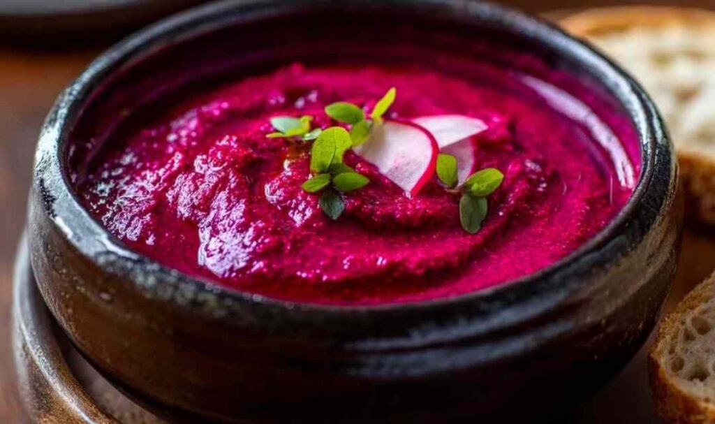 Rote-Bete-Aufstrich mit Meerrettich