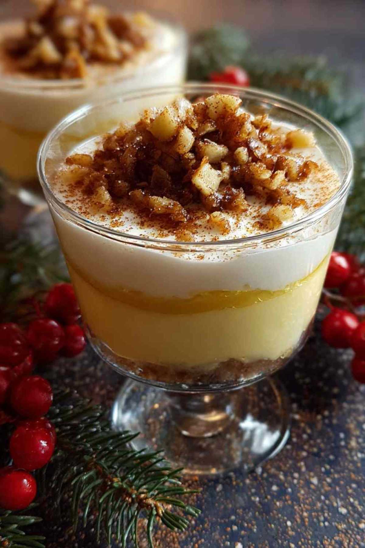 Zimtcreme mit Apfelmus