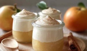 Zimtcreme mit Apfelmus (4)