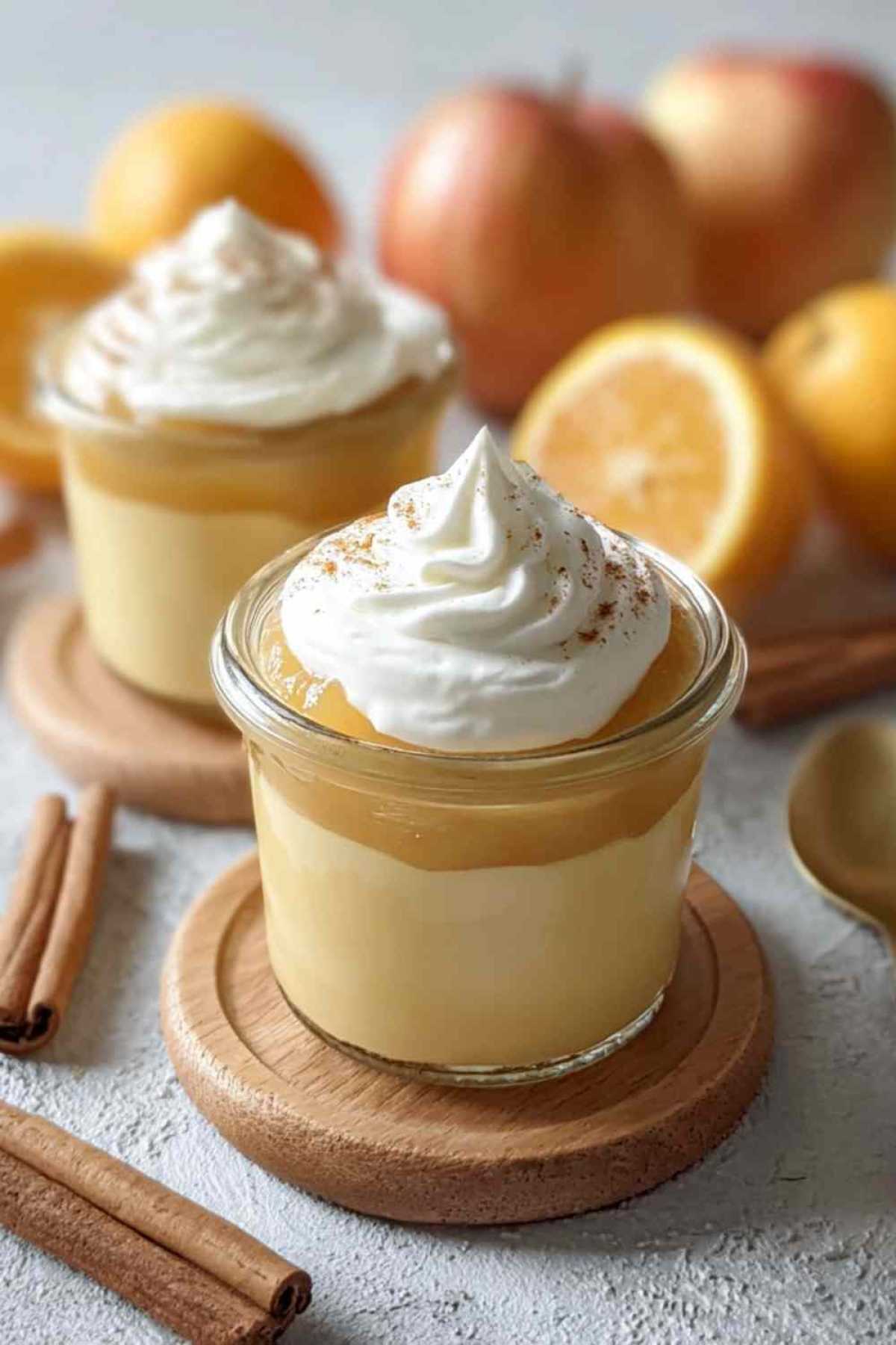 Zimtcreme mit Apfelmus