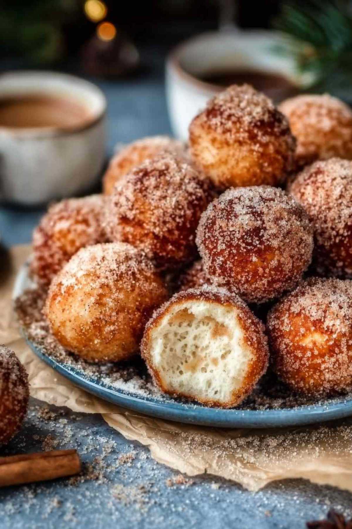 Churro-Käsekuchen-Kugeln Rezept