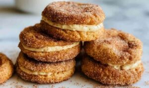 Churro-Kekse mit Käsekuchen-Füllung