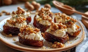 Gebackene Datteln mit Frischkäse (1)