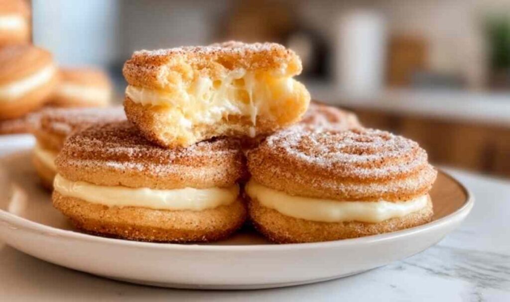 Käsekuchen-gefüllte Churro-Kekse