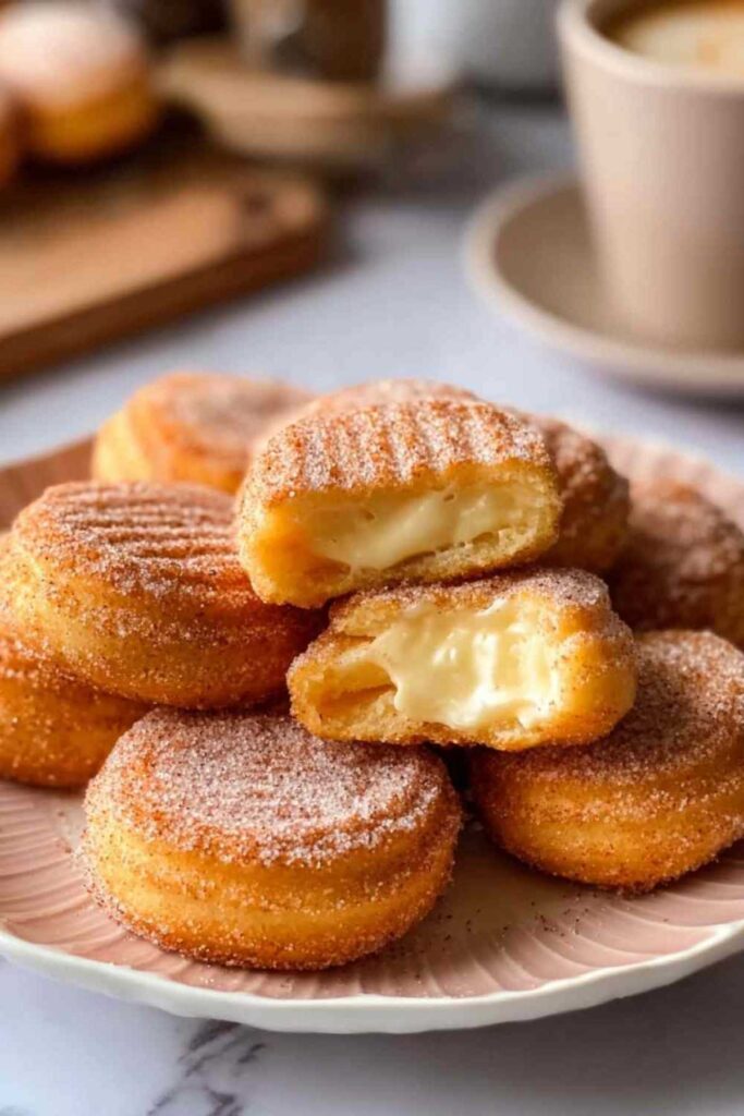 Käsekuchen-gefüllte Churro-Kekse