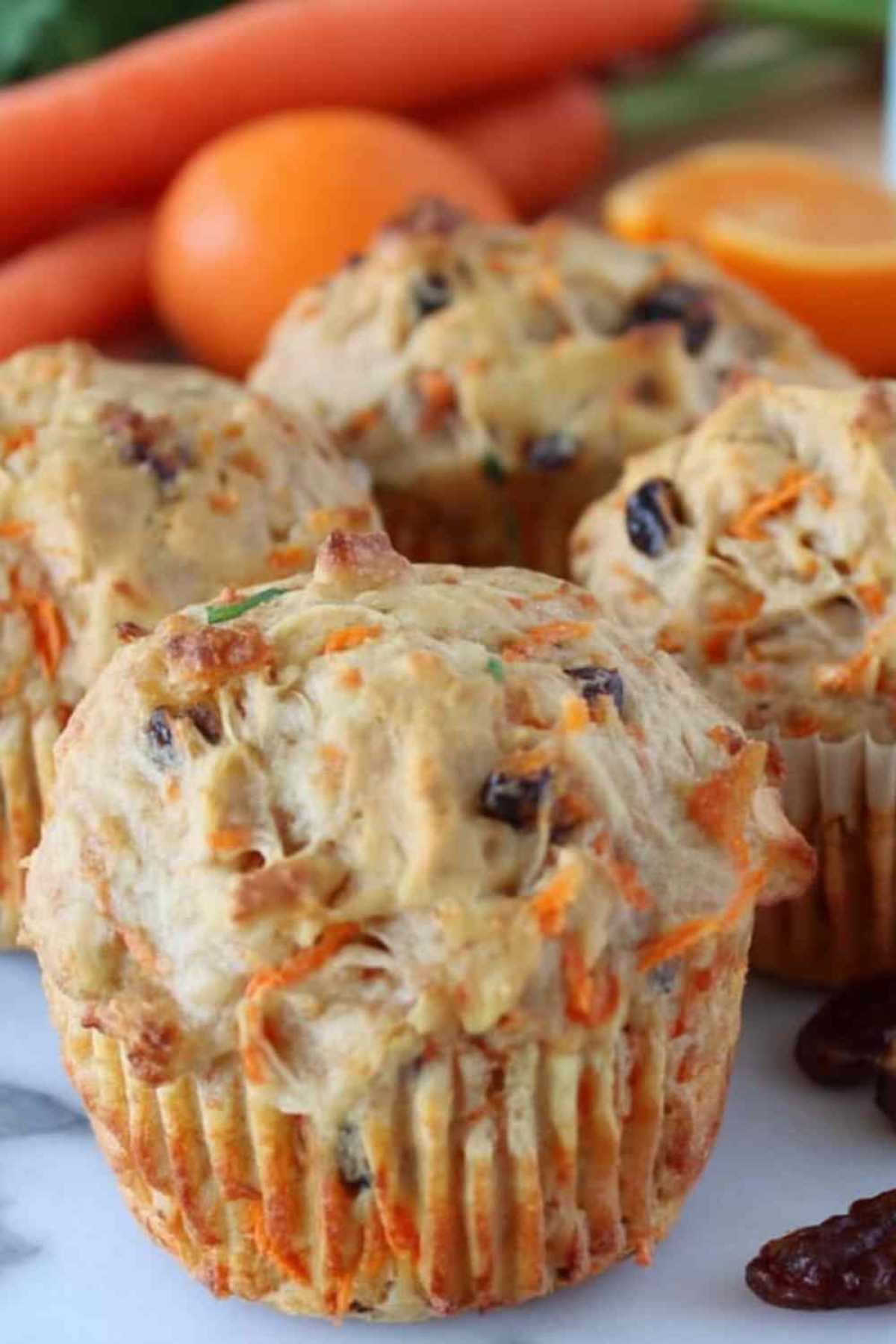 Karotten-Hüttenkäse-Muffins – Saftig & Gesund