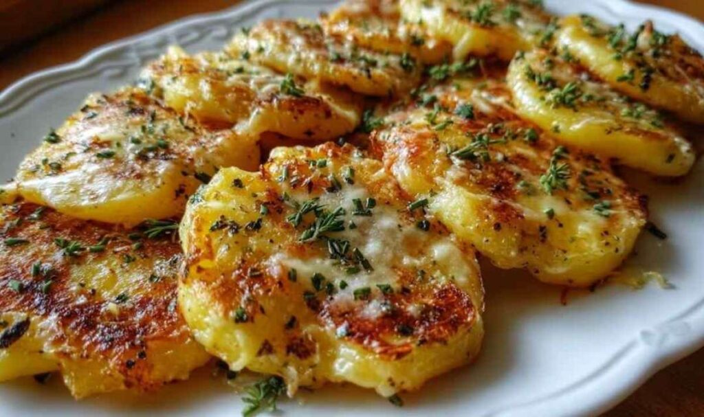 Kartoffelmedaillons mit Knoblauch – Köstlich (