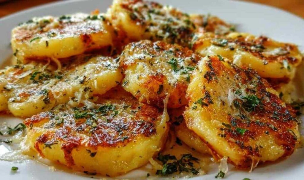 Kartoffelmedaillons mit Knoblauch – Köstlich (