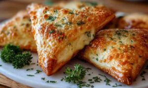 Knusprige Käsedreiecke Rezept