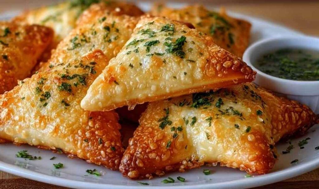 Knusprige Käsedreiecke Rezept