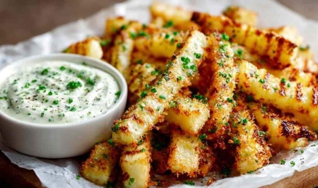 Knusprige Kohlrabi-Pommes