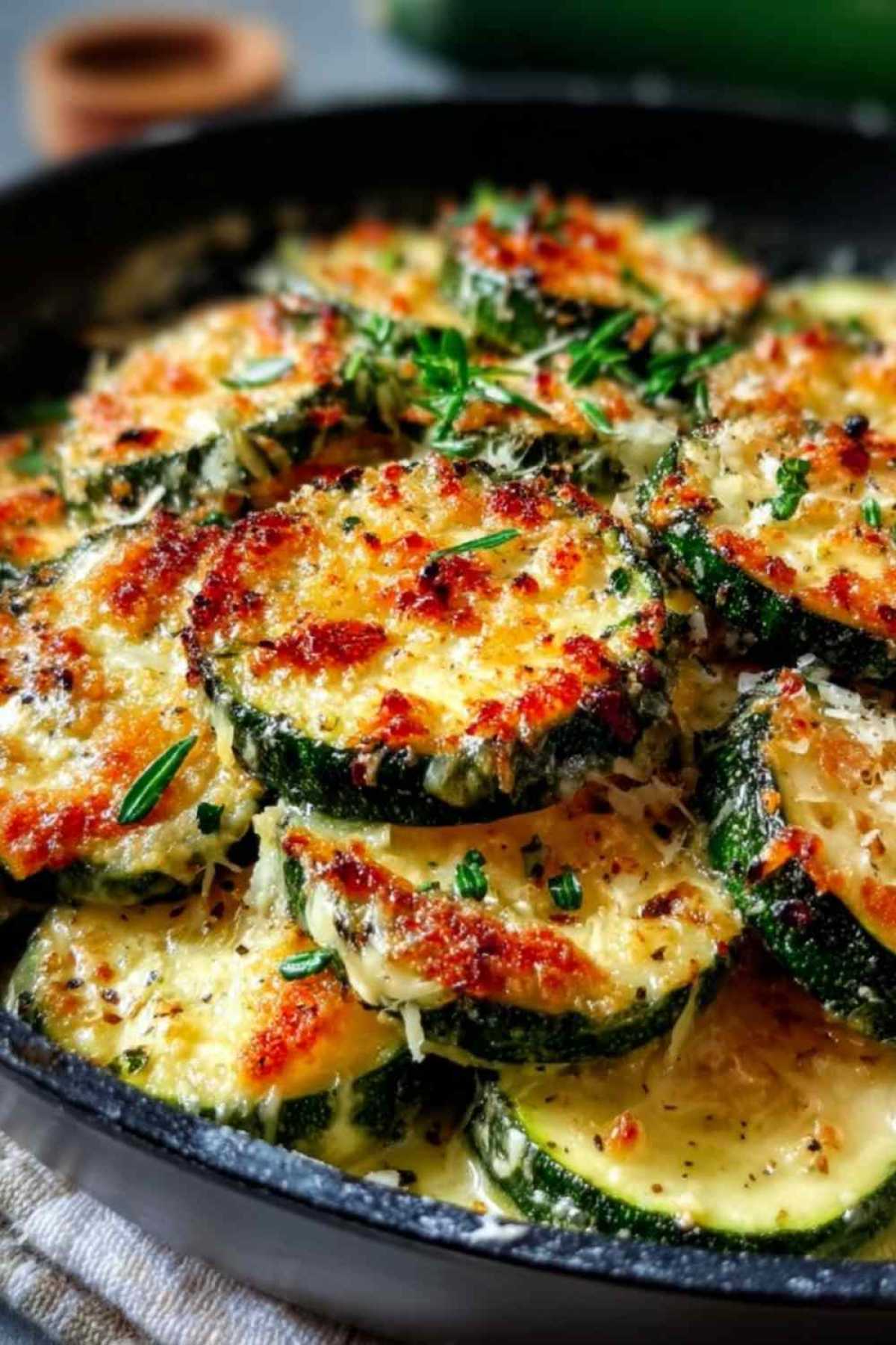 Knusprige Ofen-Zucchini