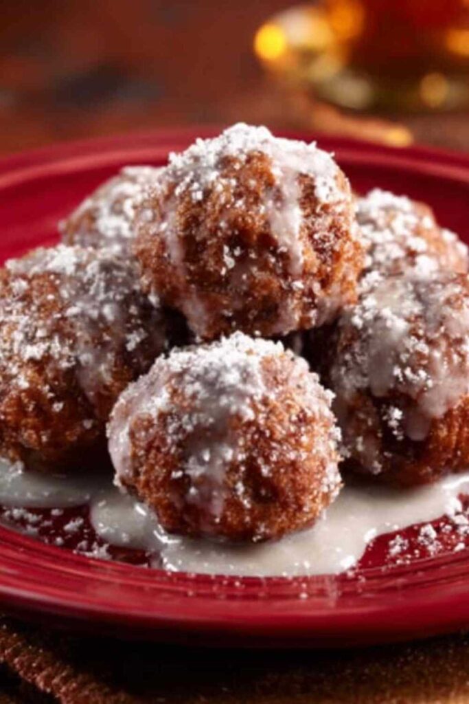 Lebkuchen-Bällchen zu Weihnachten