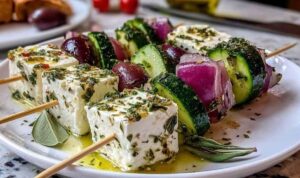 Mini-Griechenland-Spieße Blitzrezept