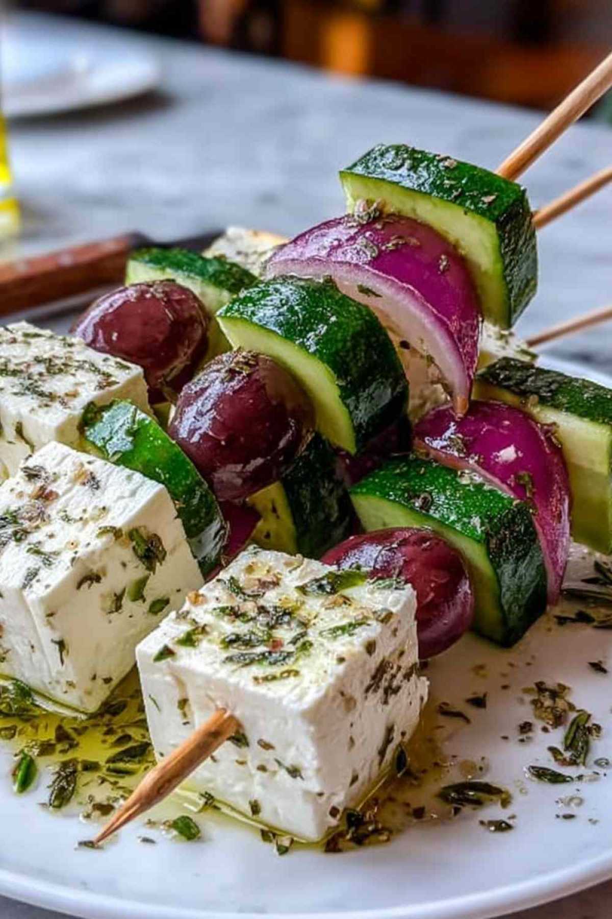 Mini-Griechenland-Spieße Blitzrezept