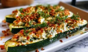 Ofen-Zucchini mit Feta