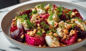 Rote Bete Haselnuss Salat