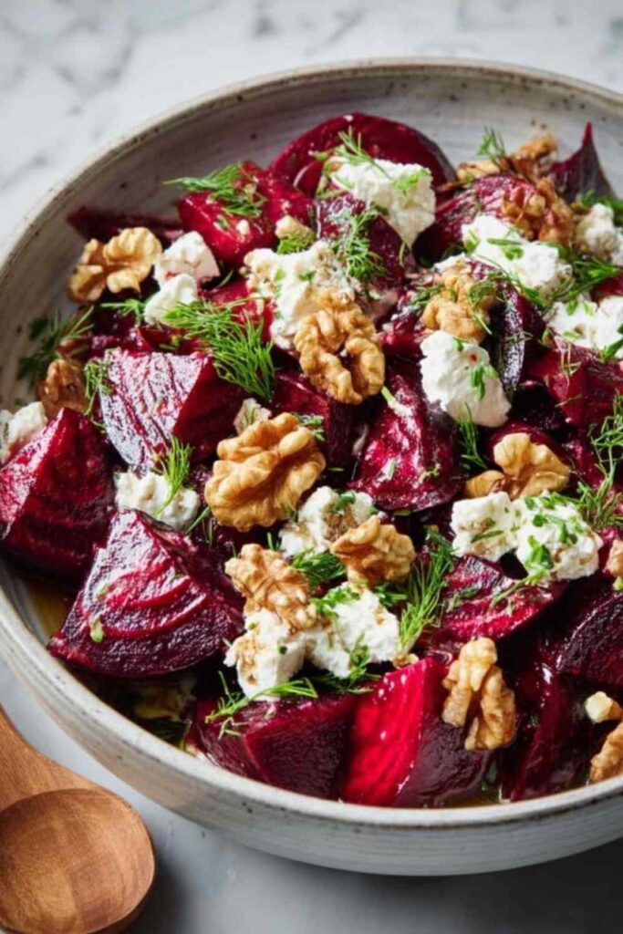 Rote-Bete-Salat mit Feta Gesundes Rezept