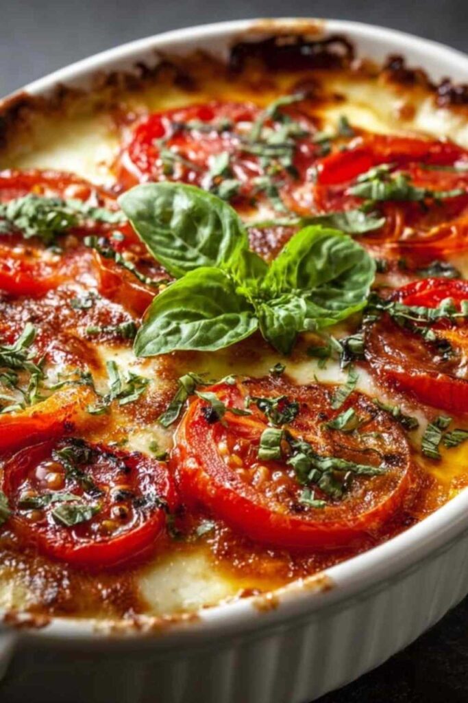 Tomaten-Mozzarella-Auflauf: Einfaches Rezept