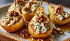 Warme Birnen mit Ziegenkäse (1)