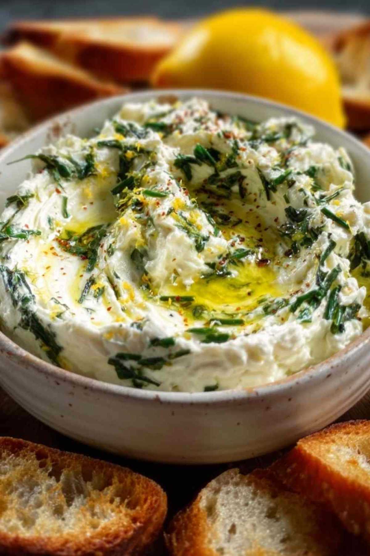 Zitronen-Feta-Aufstrich Rezept