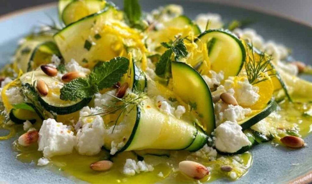Zucchini-Carpaccio Rezept