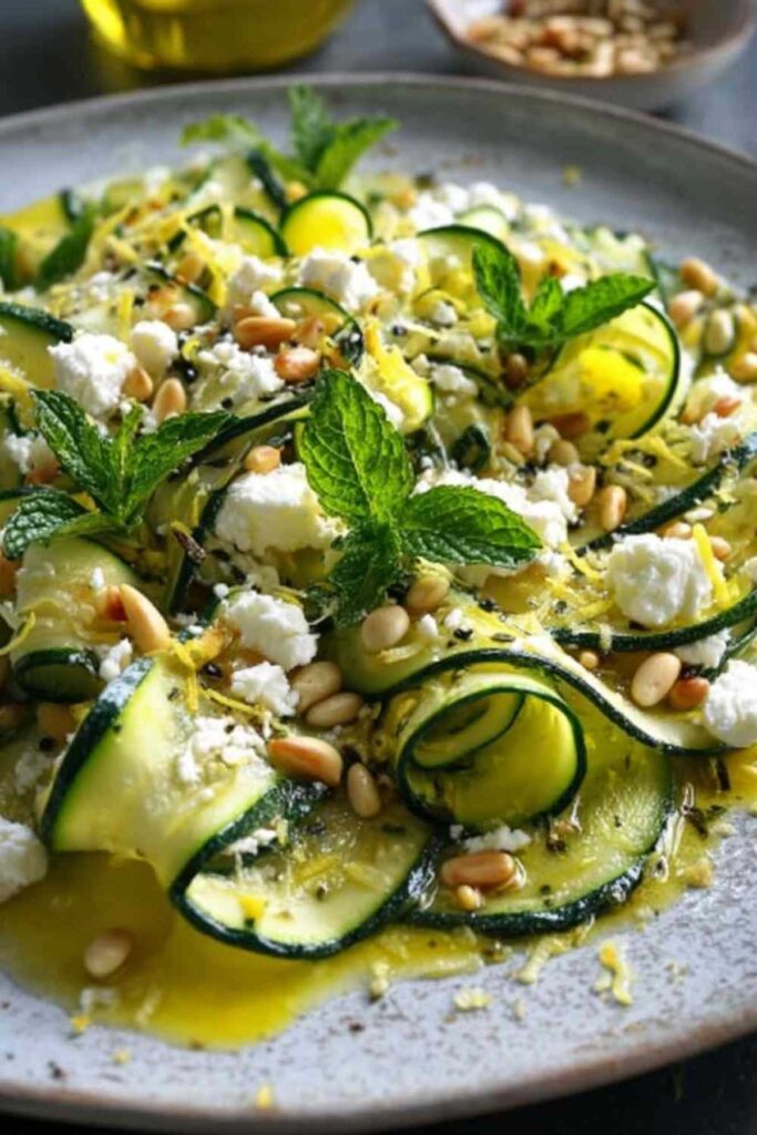 Zucchini-Carpaccio Rezept