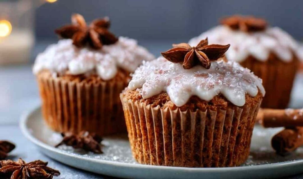Beste Zimtstern-Cupcakes