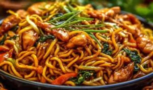 Hähnchen Teriyaki Nudeln (1)